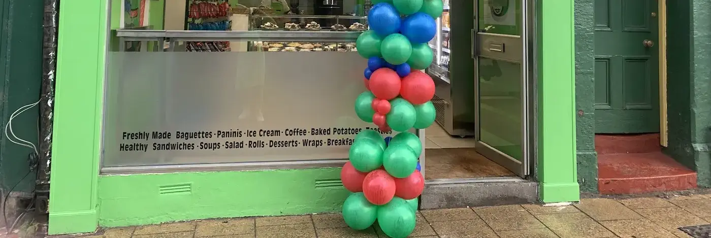Baguette Express shopfront on Portobello High Street